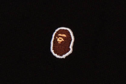 BAPE APE HEAD 一點圖案針織開襟外套