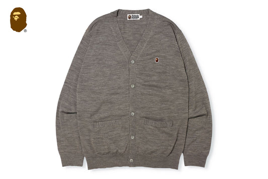 BAPE APE HEAD ONE POINT KNIT CARDIGAN