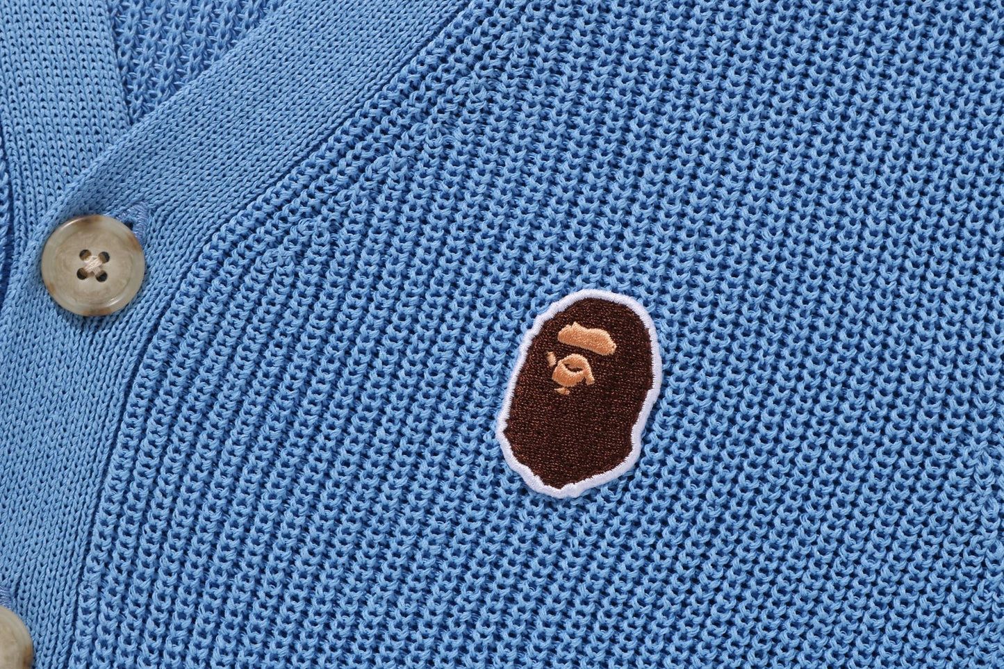BAPE APE HEAD ONE POINT KNIT CARDIGAN
