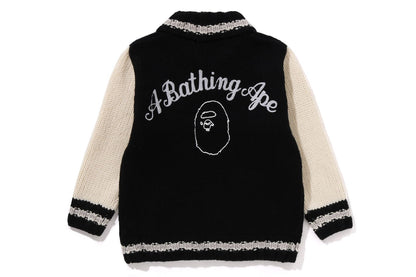 BAPE COWICHAN 開襟毛衣