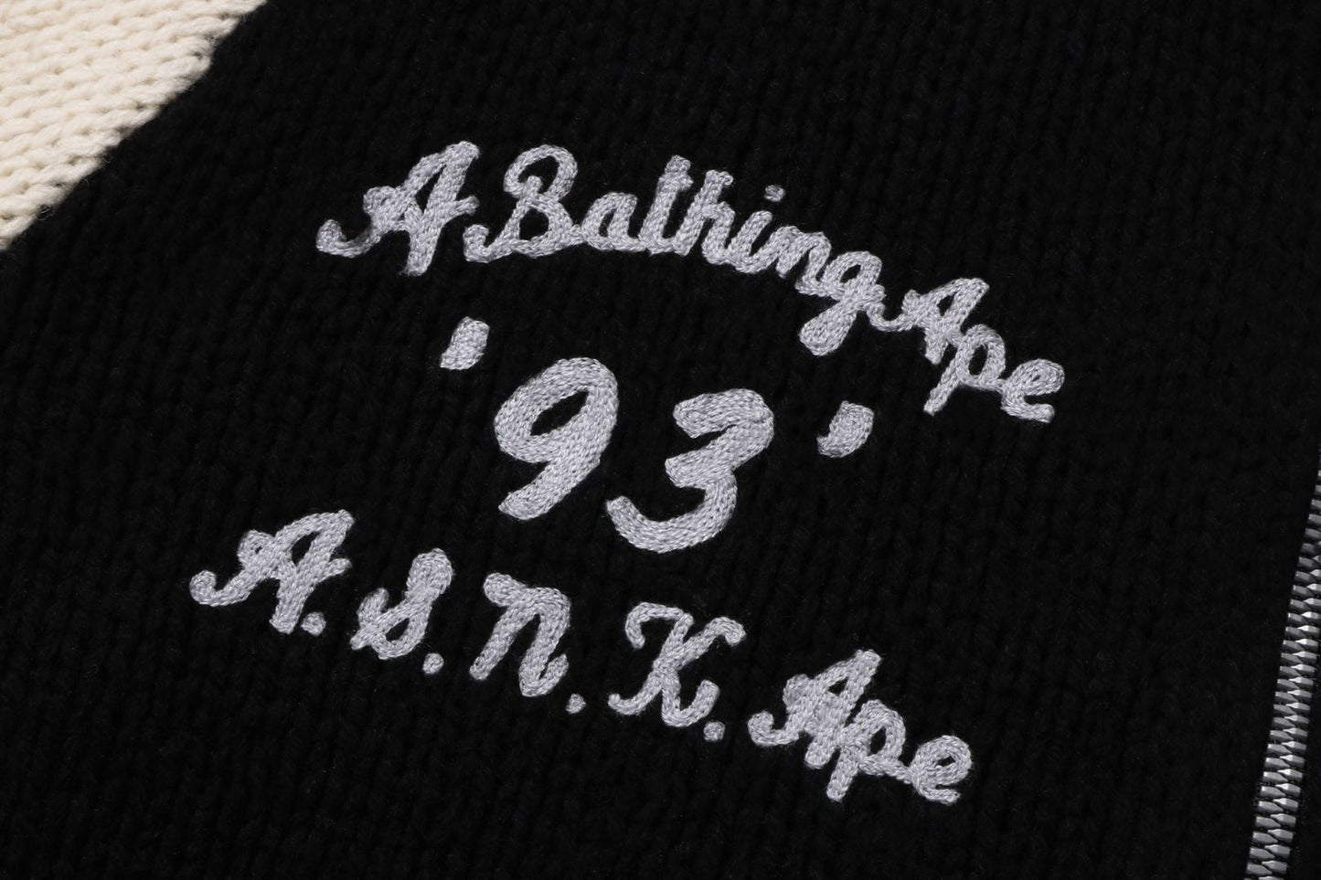 BAPE COWICHAN 開襟毛衣