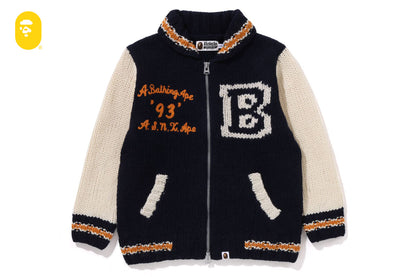 BAPE COWICHAN 開襟毛衣