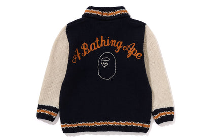 BAPE COWICHAN 開襟毛衣