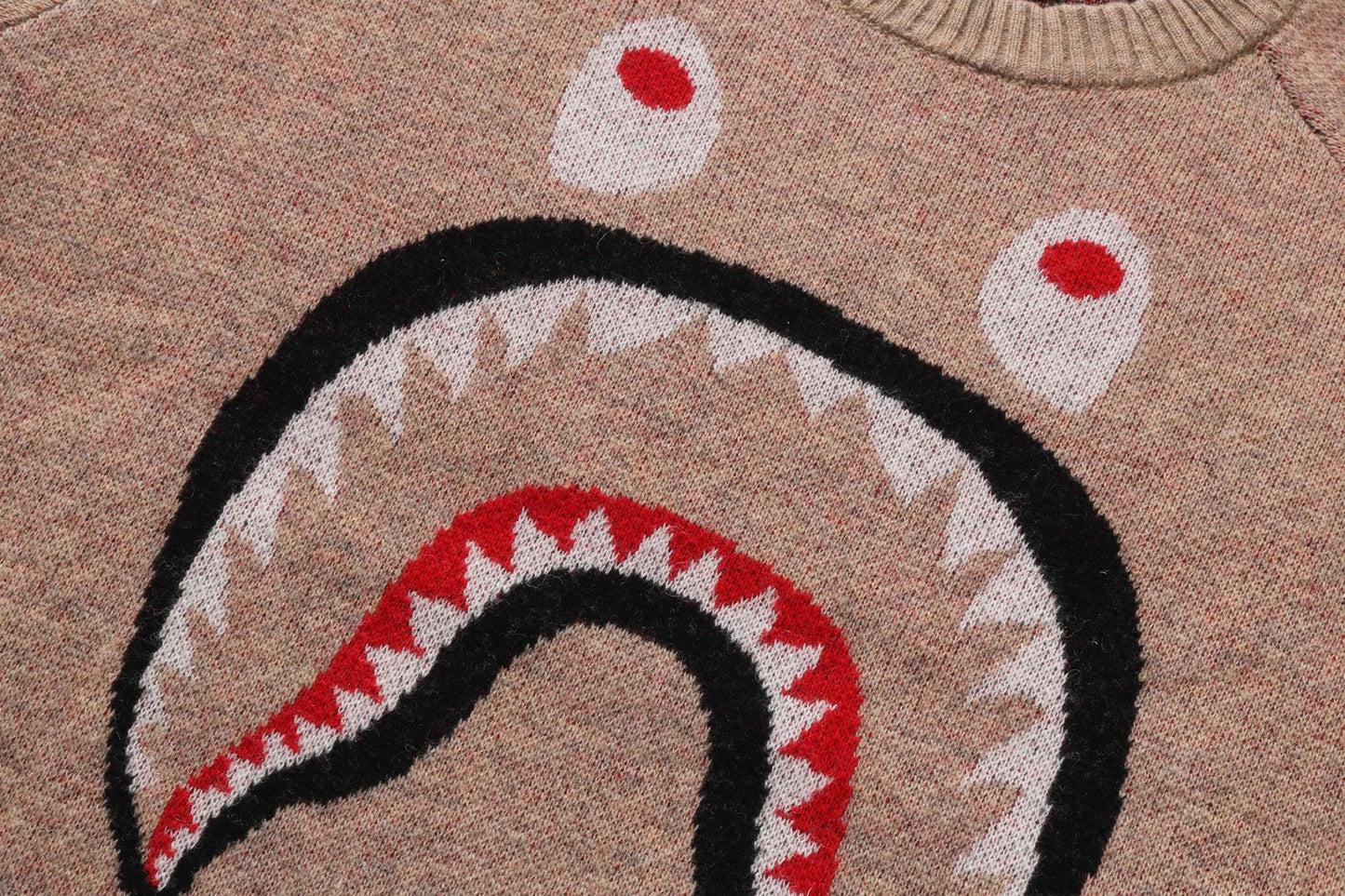 BAPE SHARK WOOL MIX SWEATER