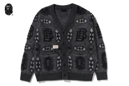 BAPE MAD FACE TRIBAL 開襟外套
