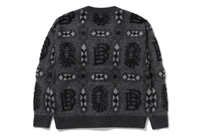 BAPE MAD FACE TRIBAL 開襟外套