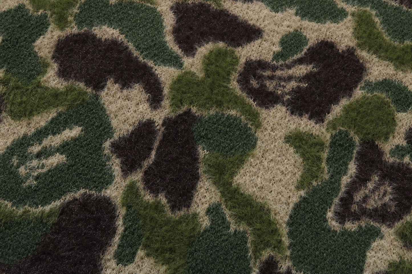 BAPE ABC CAMO SHAGGY SWEATER