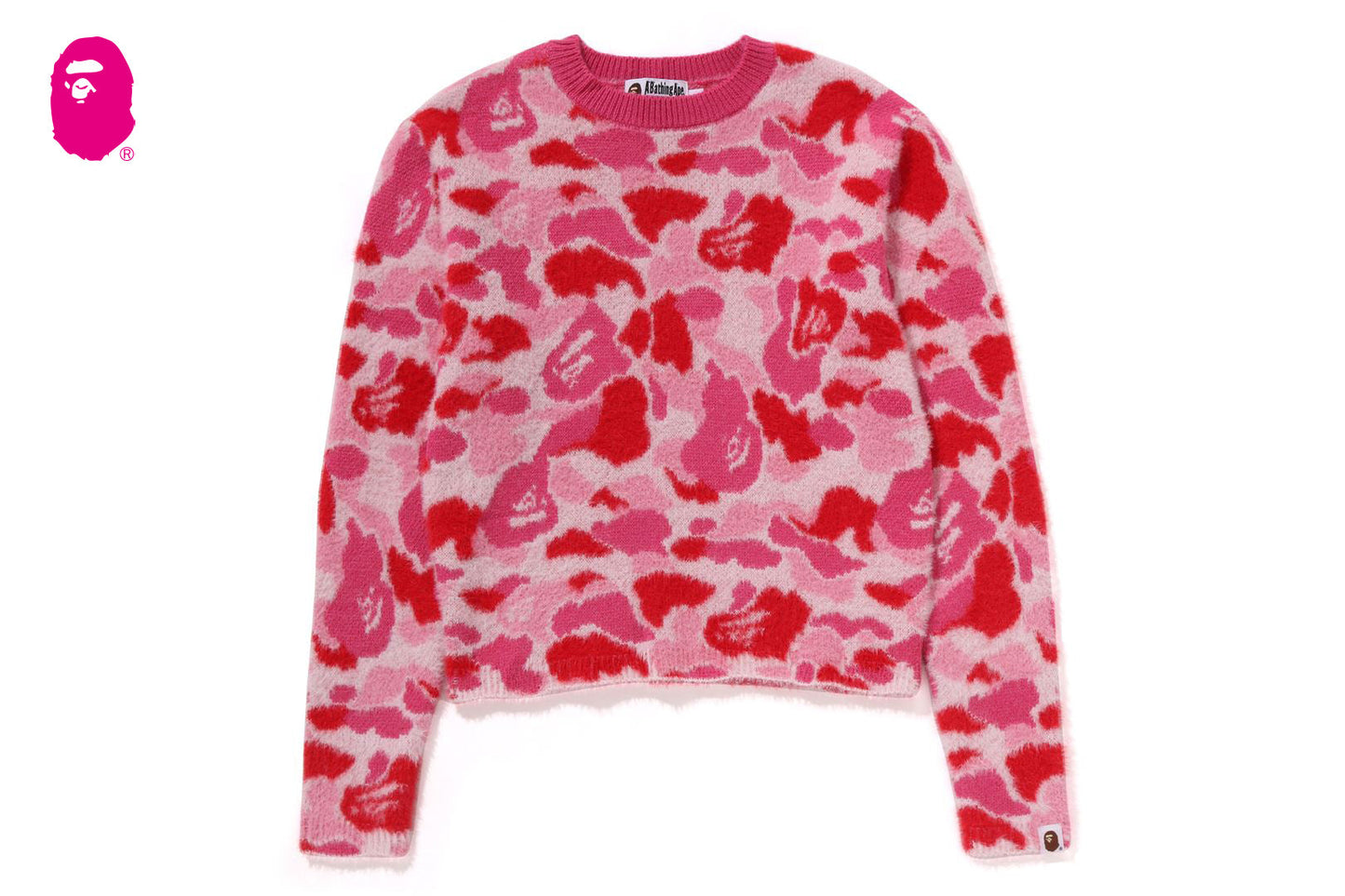 BAPE ABC CAMO SHAGGY SWEATER