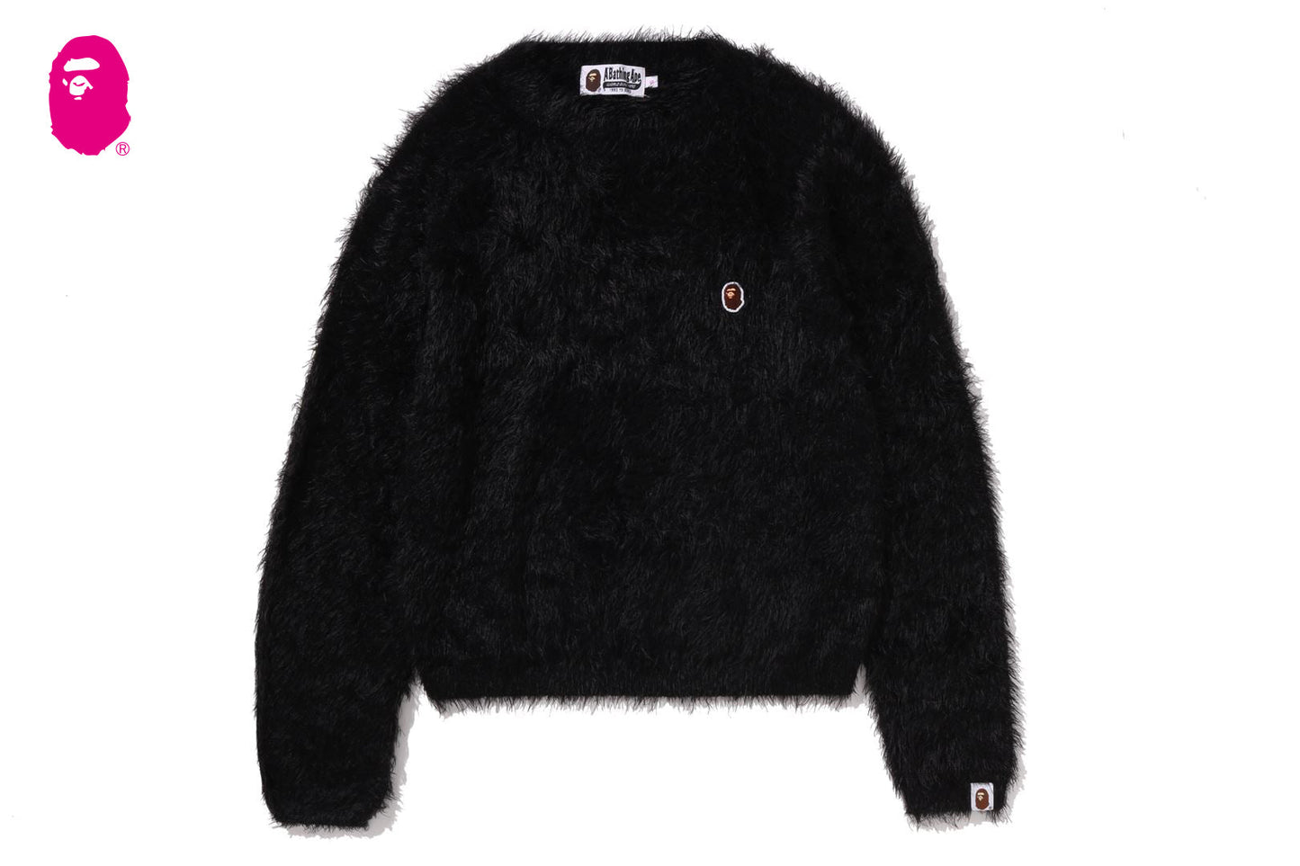 BAPE ONE POINT SHAGGY SWEATER