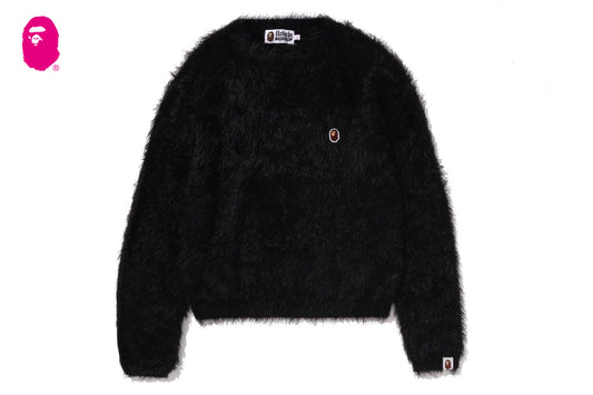 BAPE ONE POINT SHAGGY SWEATER