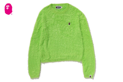 BAPE ONE POINT SHAGGY SWEATER