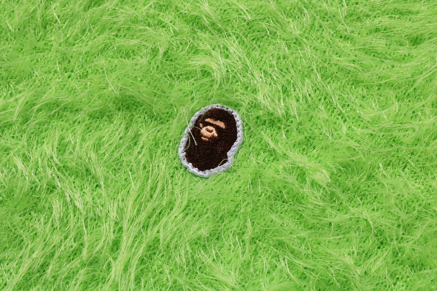 BAPE ONE POINT SHAGGY SWEATER