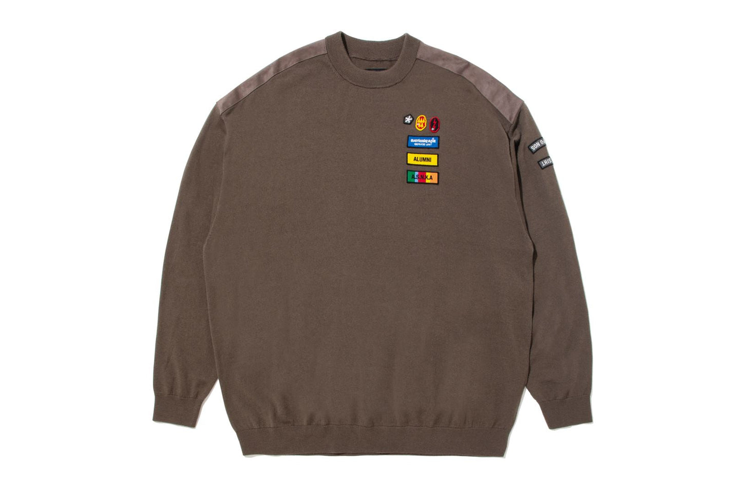 BAPE 【 BAPE BY KAZUKI KURAISHI 】MILITARY RELAXED FIT KNIT SWEATER