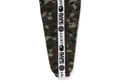 BAPE X SAINT MXX HEART CAMO TRACK JACKET