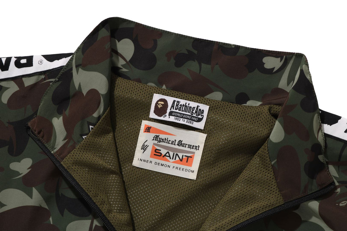 BAPE X SAINT MXX HEART CAMO TRACK JACKET