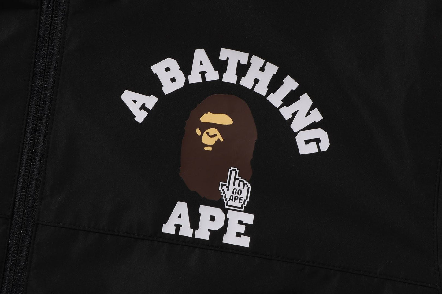 BAPE GO APE POINTER 大學連帽外套