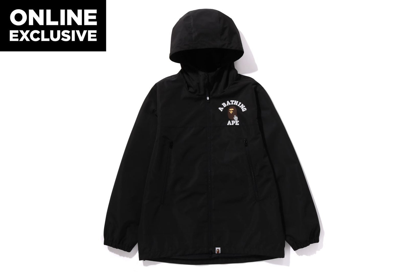 BAPE GO APE POINTER 大學連帽外套