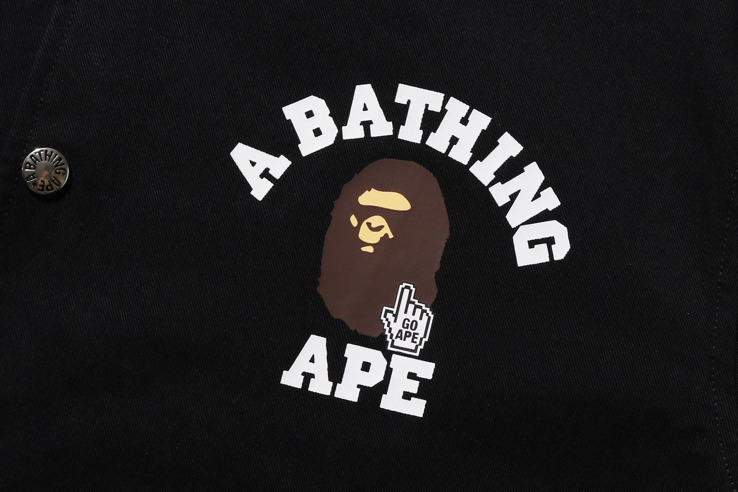 BAPE GO APE POINTER 大學教練外套