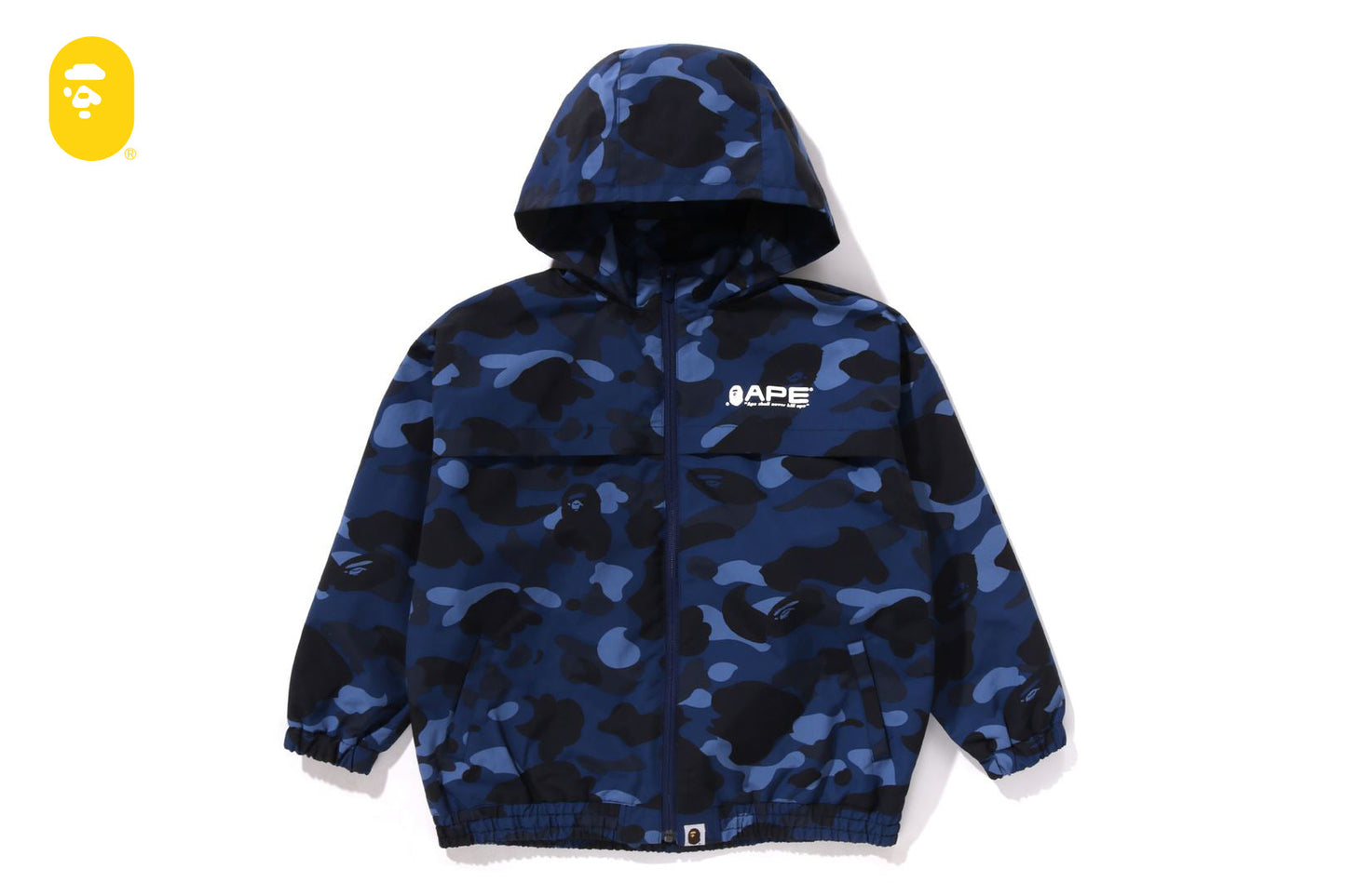 BAPE 彩色迷彩連帽外套
