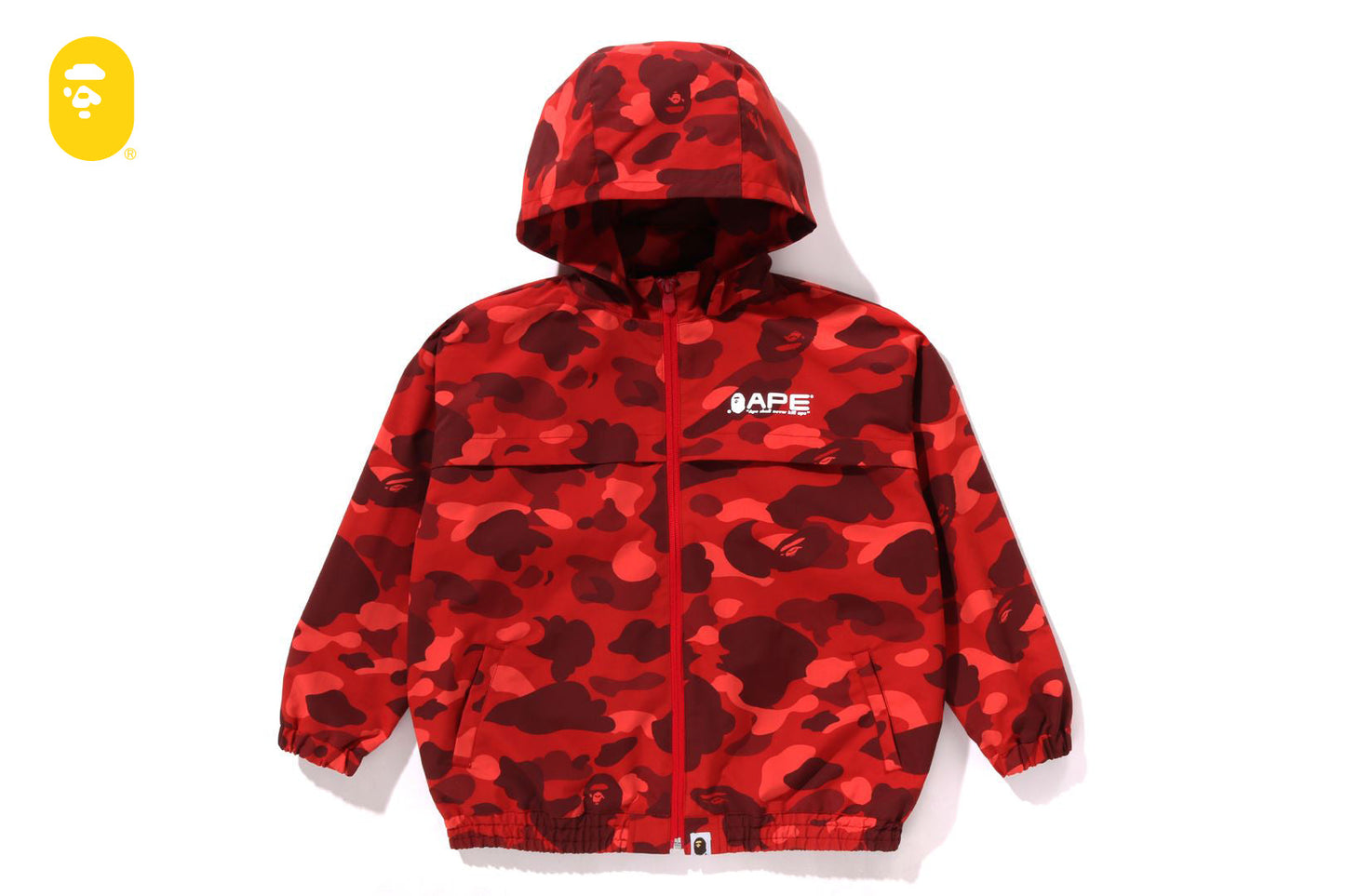 BAPE 彩色迷彩連帽外套