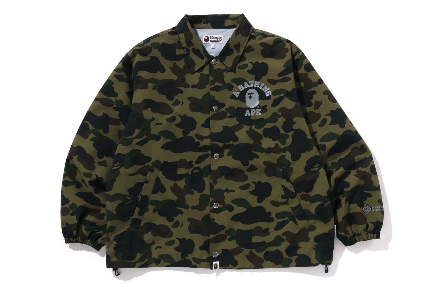 BAPE GORE-TEX WIND STOPPER 1ST CAMO RELAXED COACH JACKET