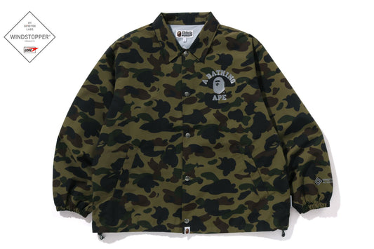 BAPE GORE-TEX WIND STOPPER 1ST CAMO RELAXED COACH JACKET