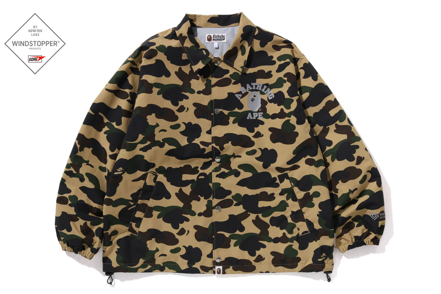 BAPE GORE-TEX WIND STOPPER 1ST CAMO RELAXED COACH JACKET