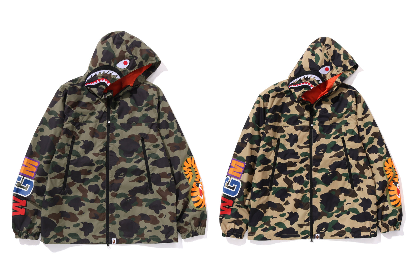 BAPE 1ST CAMO SHARK HOODIE JACKET