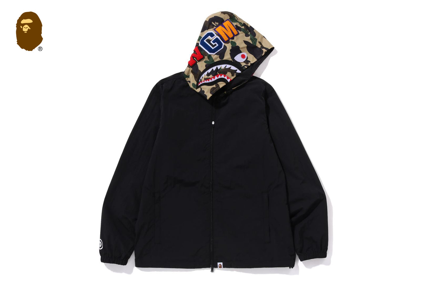 BAPE 1ST CAMO SHARK HOODIE JACKET