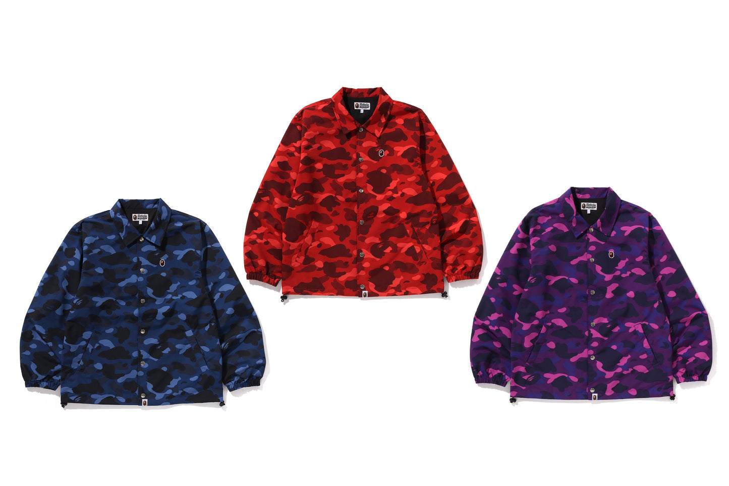 BAPE COLOR CAMO ONE POINT COACH JACKET