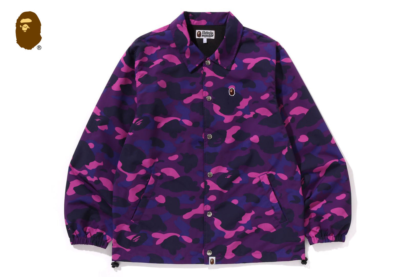 BAPE COLOR CAMO ONE POINT COACH JACKET