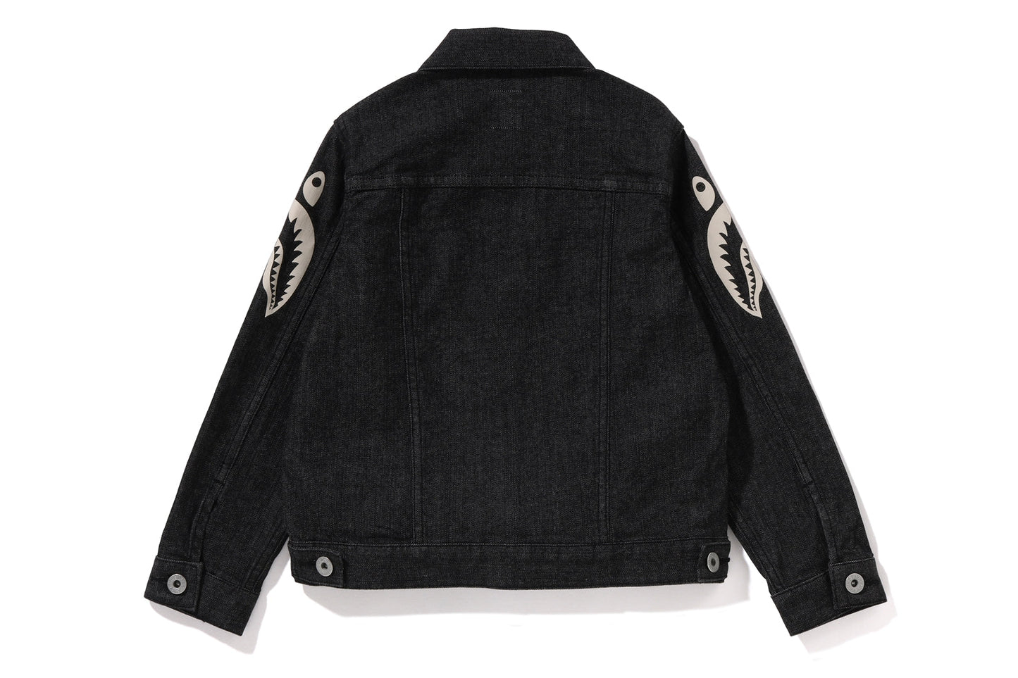 BAPE SIDE SHARK 10 OZ 彈性牛仔外套