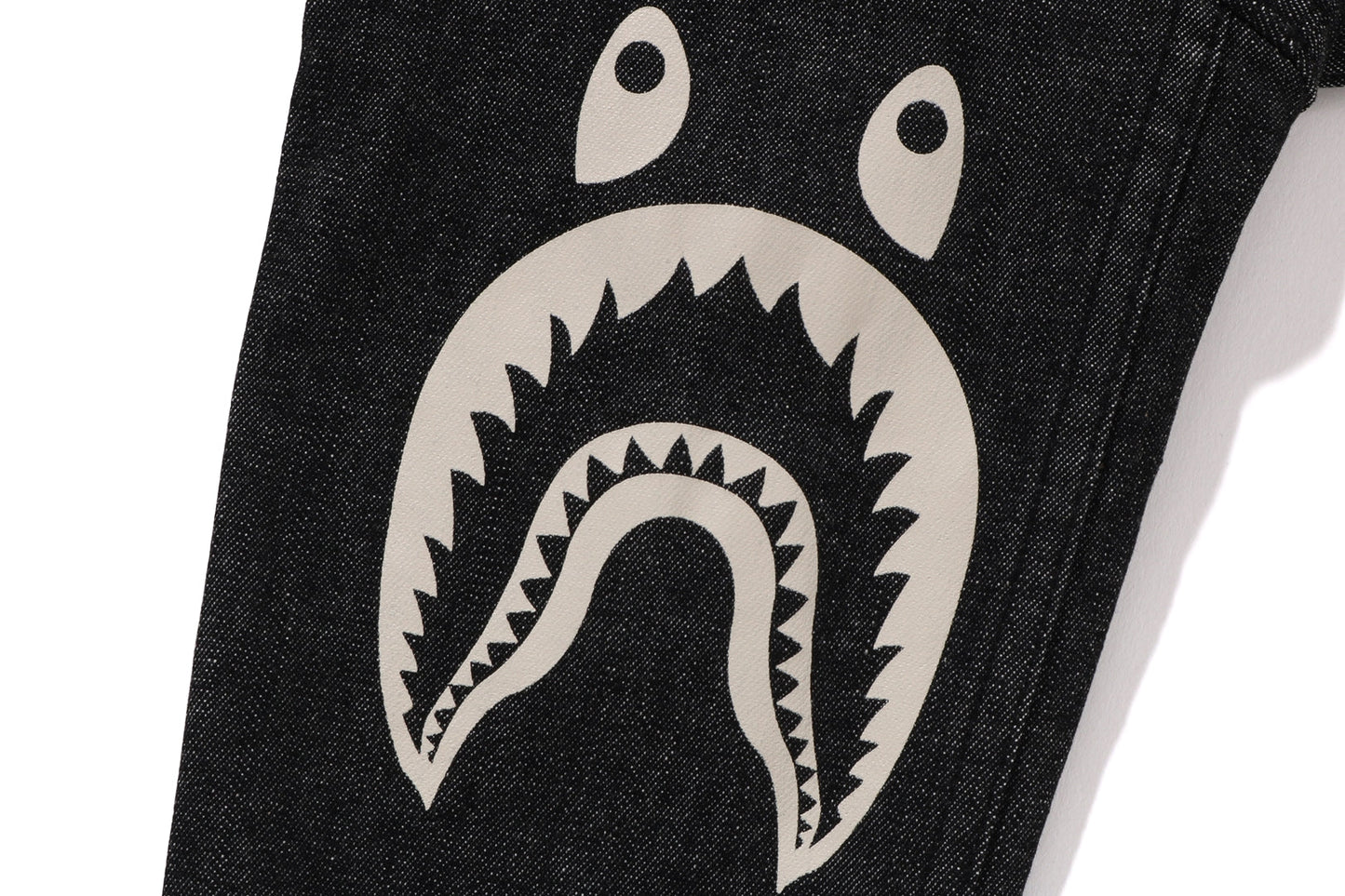 BAPE SIDE SHARK 10 OZ 彈性牛仔外套