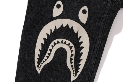 BAPE SIDE SHARK 10 OZ 彈性牛仔外套