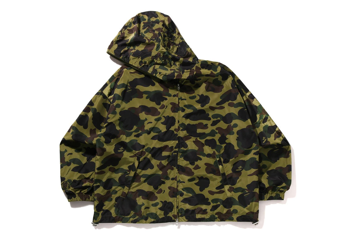 BAPE 1ST CAMO JACQUARD SHARK FULL ZIP JACKET