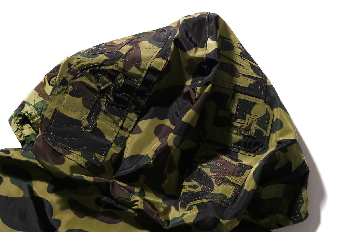BAPE 1ST CAMO JACQUARD SHARK FULL ZIP JACKET