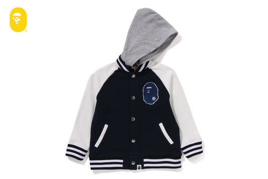 BAPE SHARK HOODIE SWEAT VARSITY JACKET
