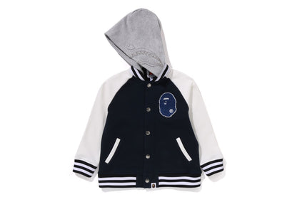 BAPE SHARK HOODIE SWEAT VARSITY JACKET