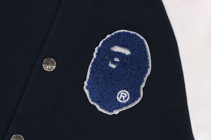 BAPE SHARK HOODIE SWEAT VARSITY JACKET
