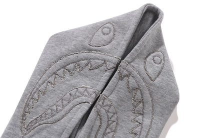 BAPE SHARK HOODIE SWEAT VARSITY JACKET