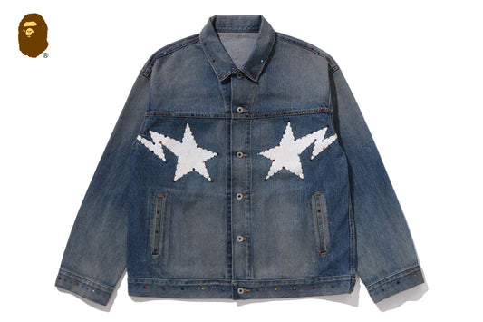 BAPE COLOR STONE DENIM JACKET