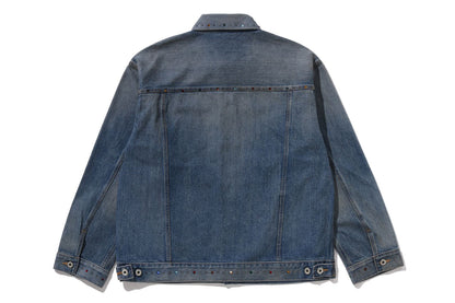 BAPE COLOR STONE DENIM JACKET