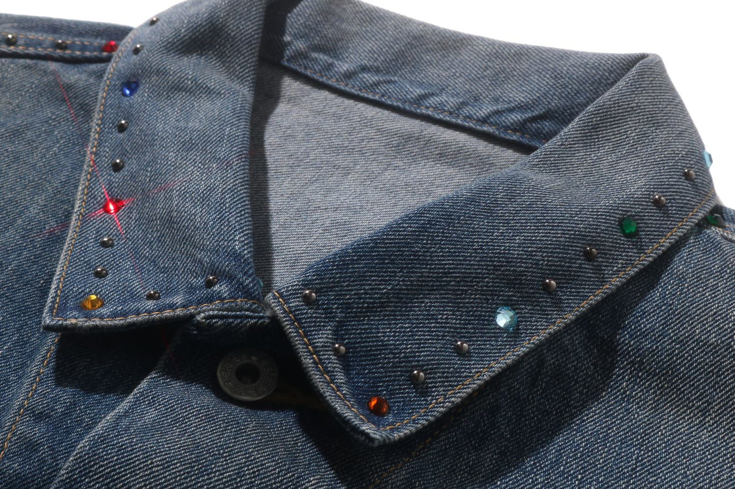 BAPE COLOR STONE DENIM JACKET