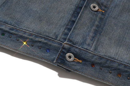 BAPE COLOR STONE DENIM JACKET