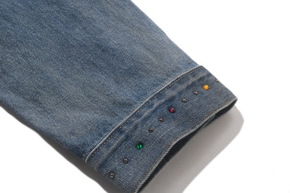 BAPE COLOR STONE DENIM JACKET