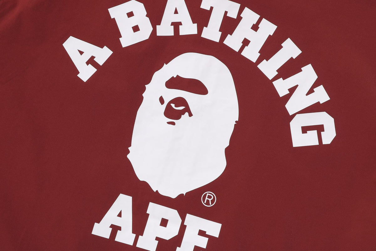 BAPE COLLEGE COACH JACKET