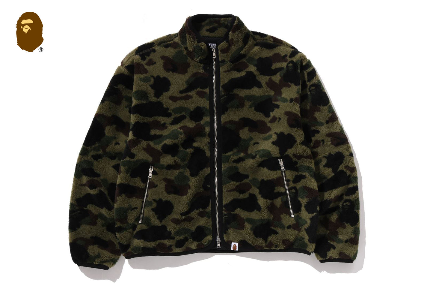 BAPE 1ST CAMO FLEECE JACKET