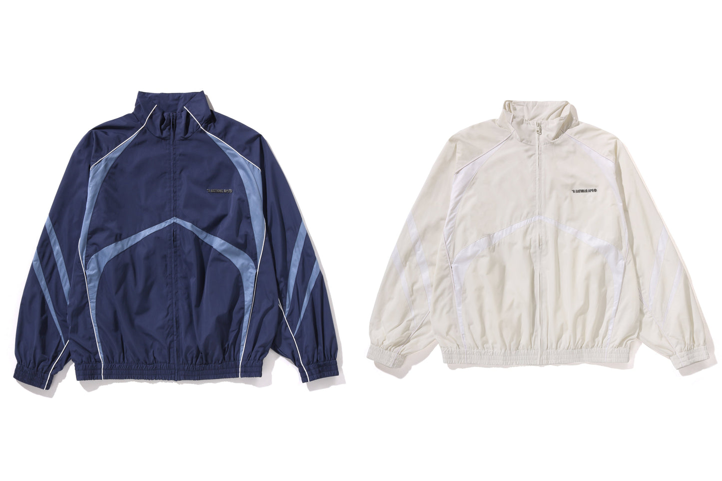 BAPE LINE CAMO METAL LOGO TRACK JACKET