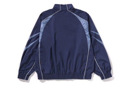BAPE LINE CAMO METAL LOGO TRACK JACKET