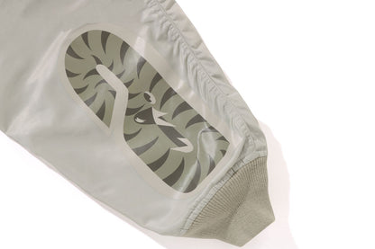 BAPE TONAL CHAIN STITCH SHARK BOMBER JACKET